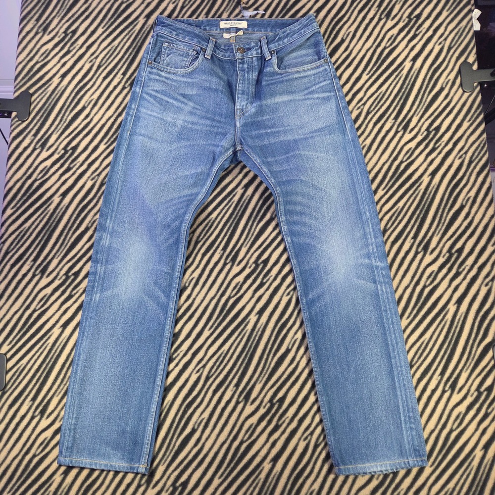 Levis Made & Crafted Tack Slim Jeans 31w Blue Tab Made in USA Medium Wash